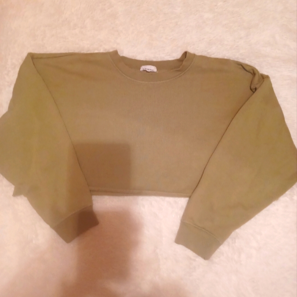 WeWoreWhat Crop Sweatshirt